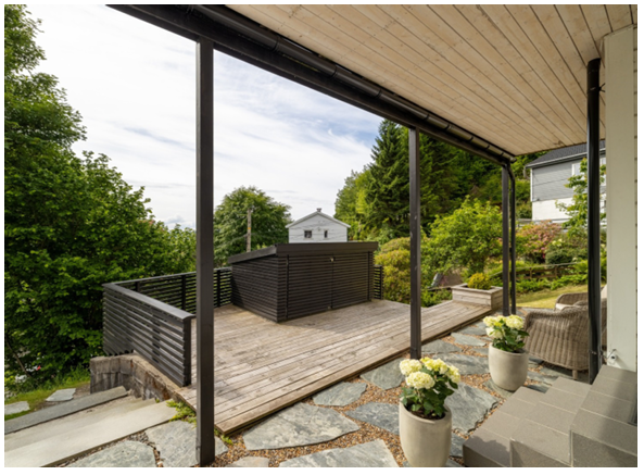 Uteplass Galleribilde