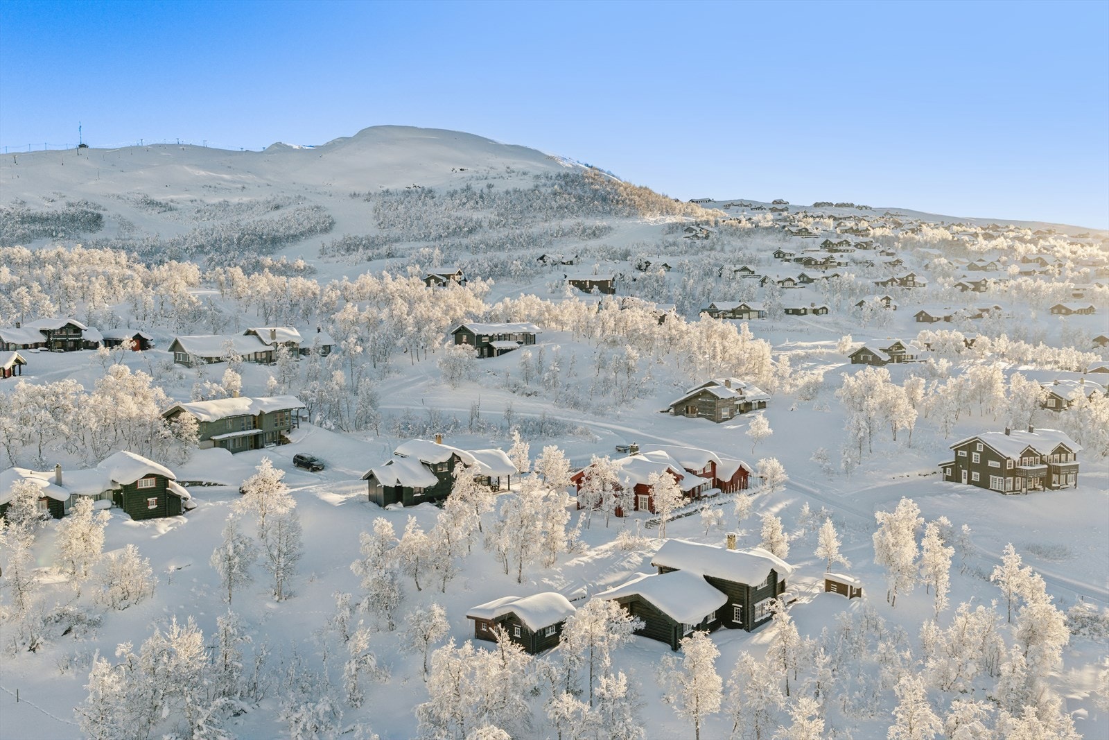 Med nærhet til Tyin-Filefjell Skisenter og et løypenett på over 115 km er dette et skiparadis. Galleribilde