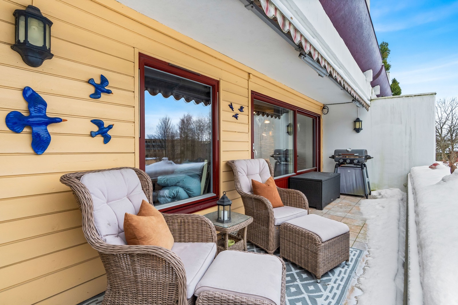 Her har du optimale solforhold fra ettermiddag til solnedgang Galleribilde