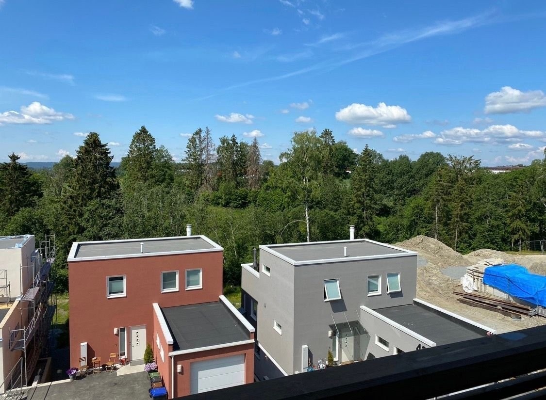 Utsikt fra balkong Galleribilde