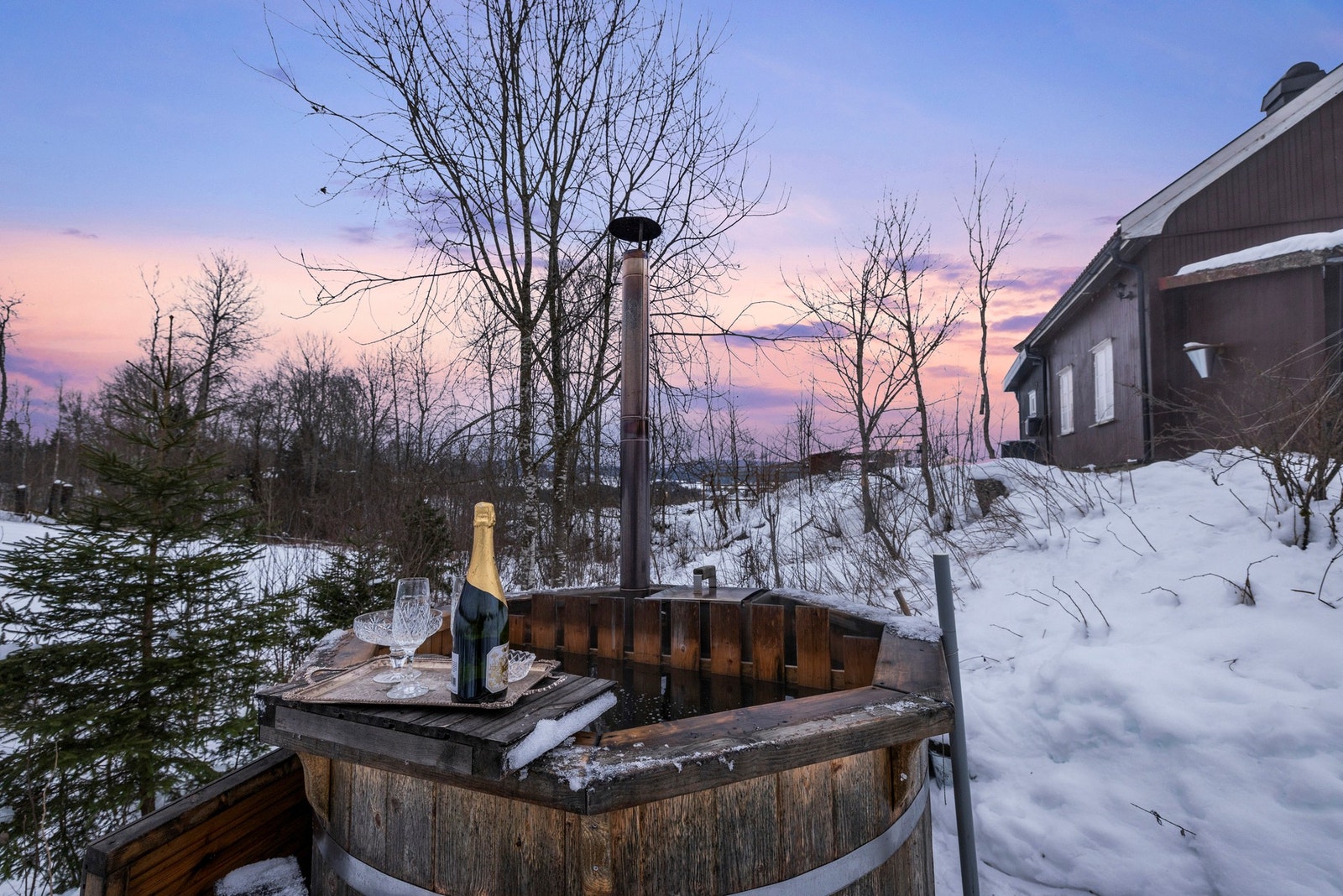 Lun kveldsstemning Galleribilde