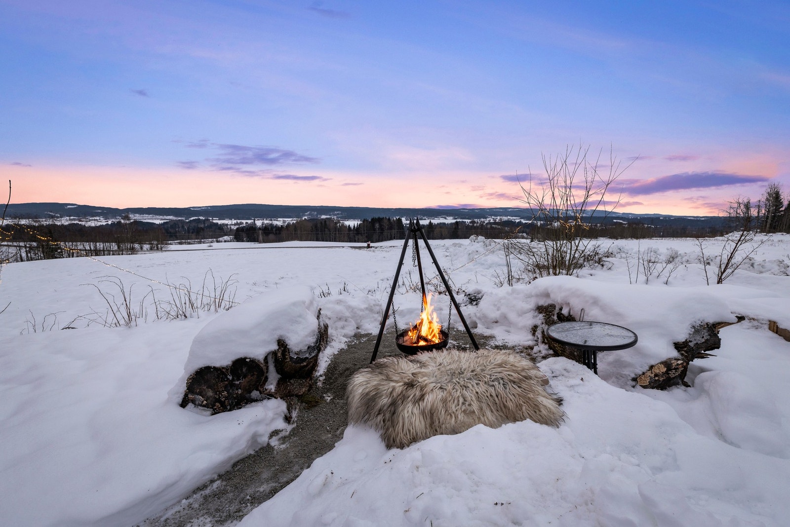 Lun kveldsstemning Galleribilde