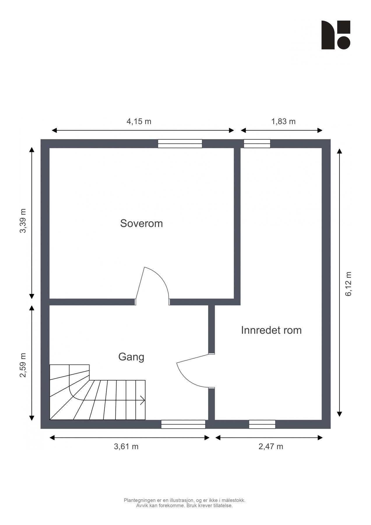 Plantegning - 2.etasje Galleribilde