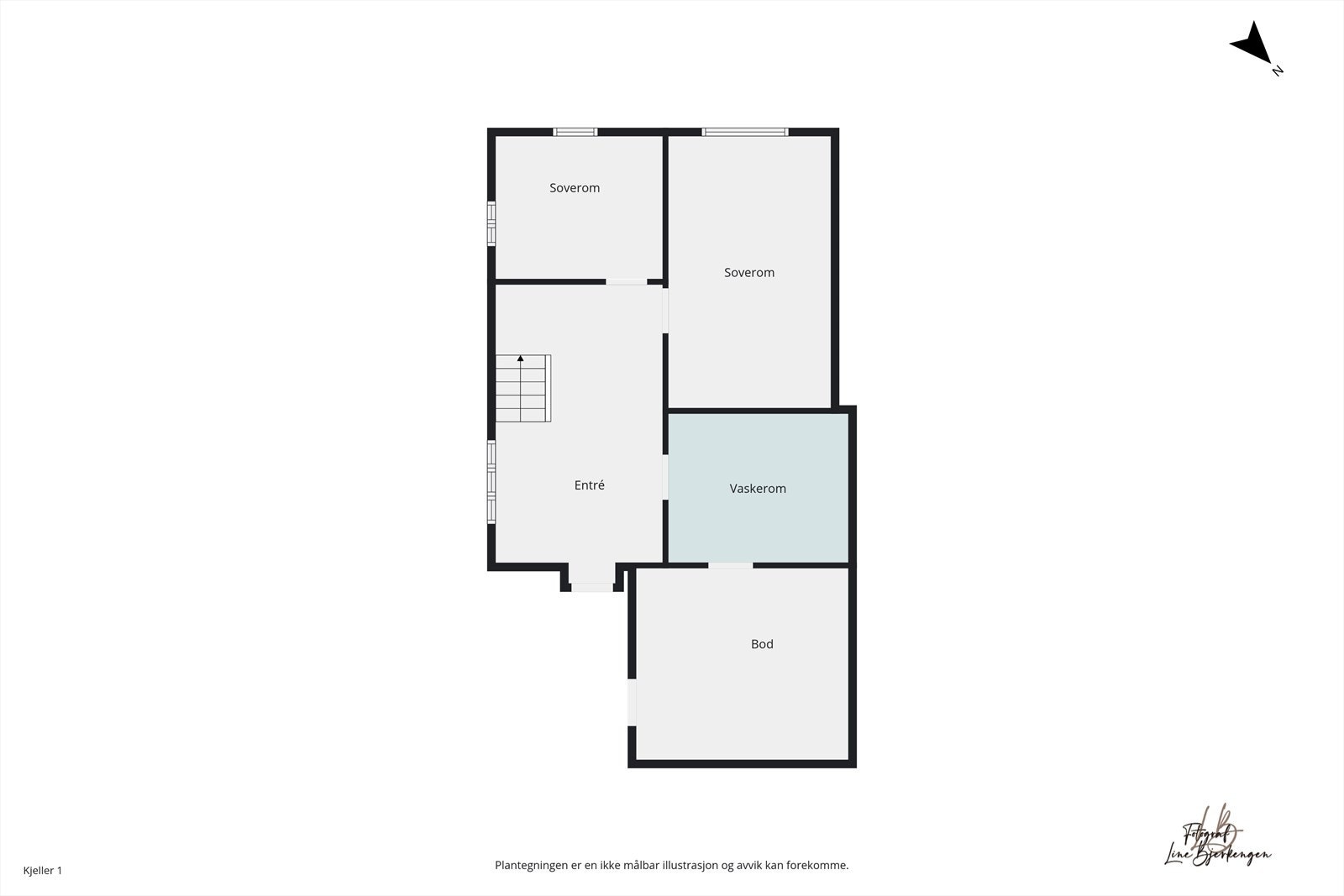 Plantegning sokkeletasje Galleribilde