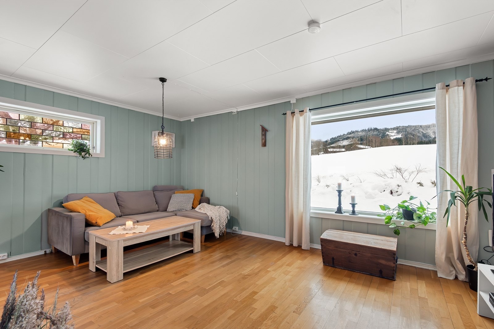 Stue med godt gjennomlys Galleribilde