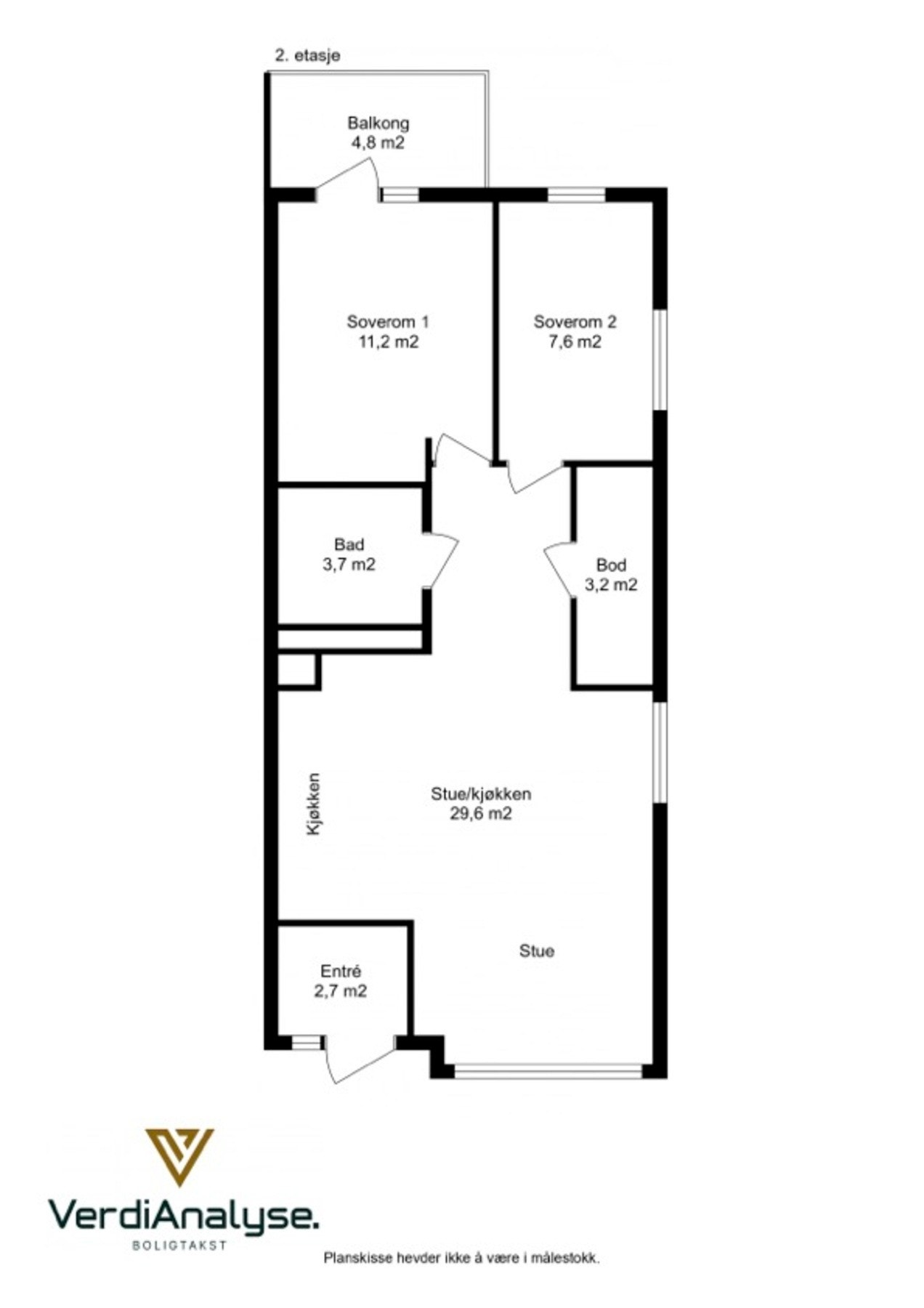 Ta en titt på planskissen og gjør deg kjent med romfordelingen! Skulle ikke visningstidspunkt passe? Ta kontakt på 400 84 956, så finner vi en løsning. Galleribilde