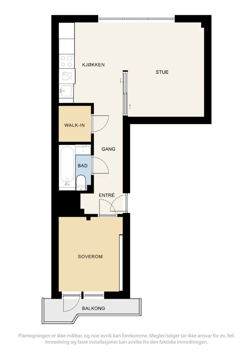 Planskisse Galleribilde