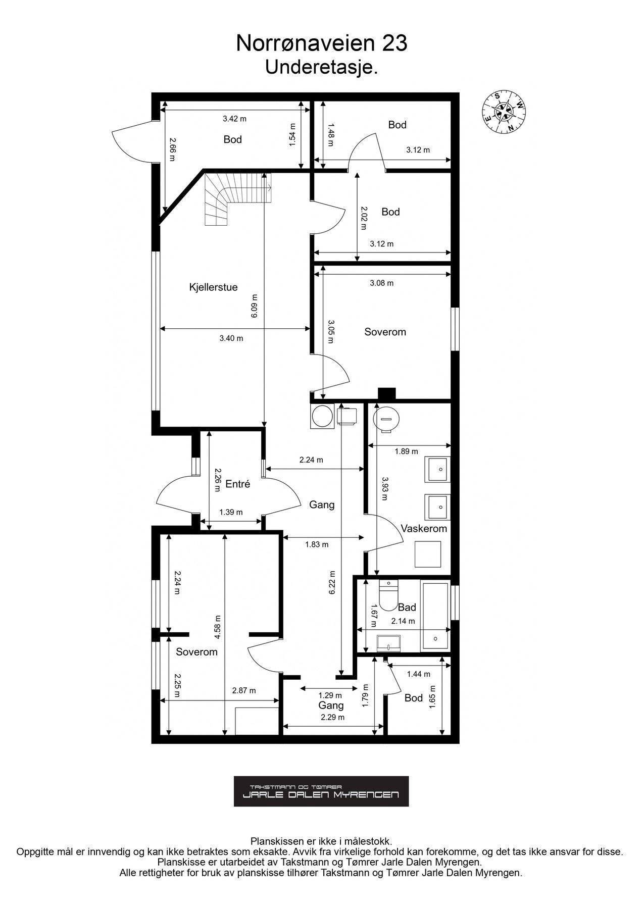 Plantegning U.etg Galleribilde