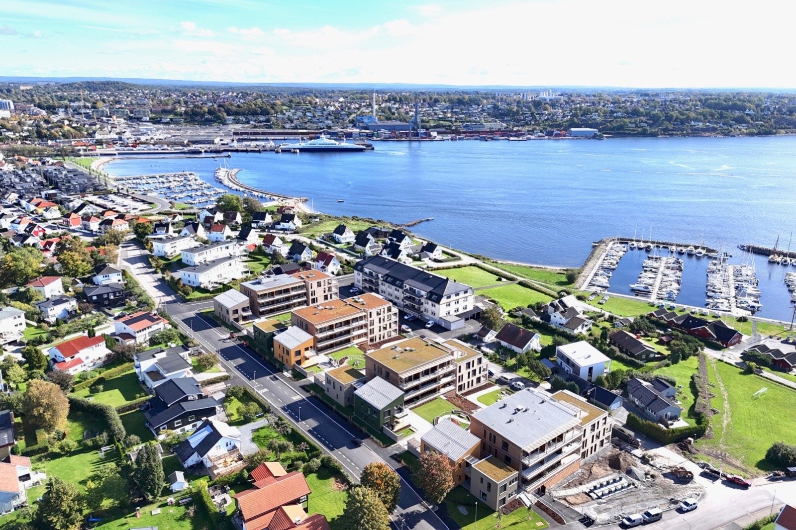 Søly Park ligger med kort vei til vannet og Moss sentrum Galleribilde