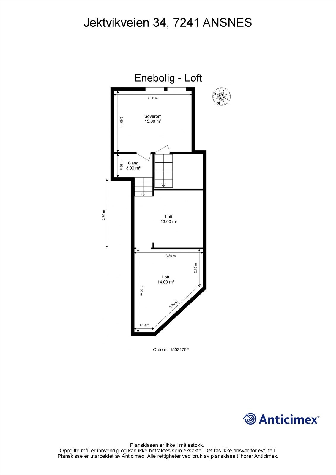 Planskisse 2. etasje Galleribilde