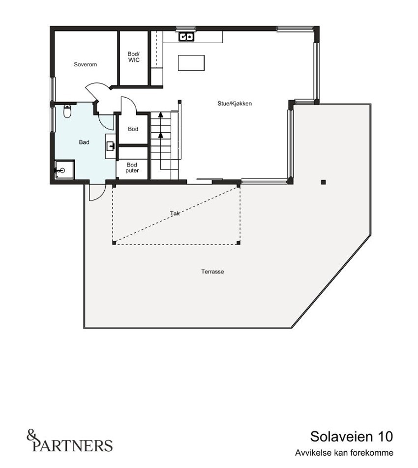 Plantegning 2. etasje Galleribilde