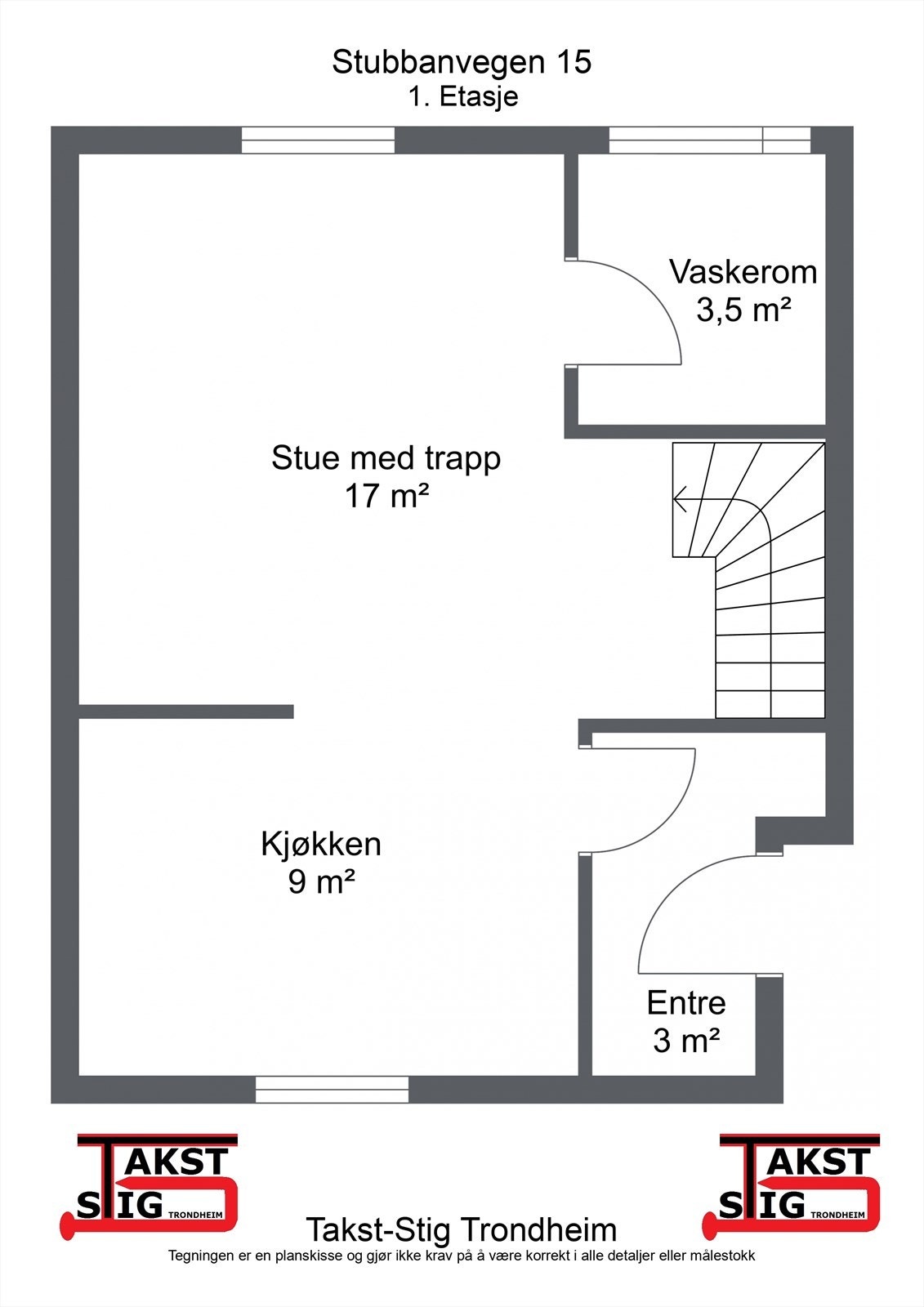 Planskisse - 1. etasje Galleribilde