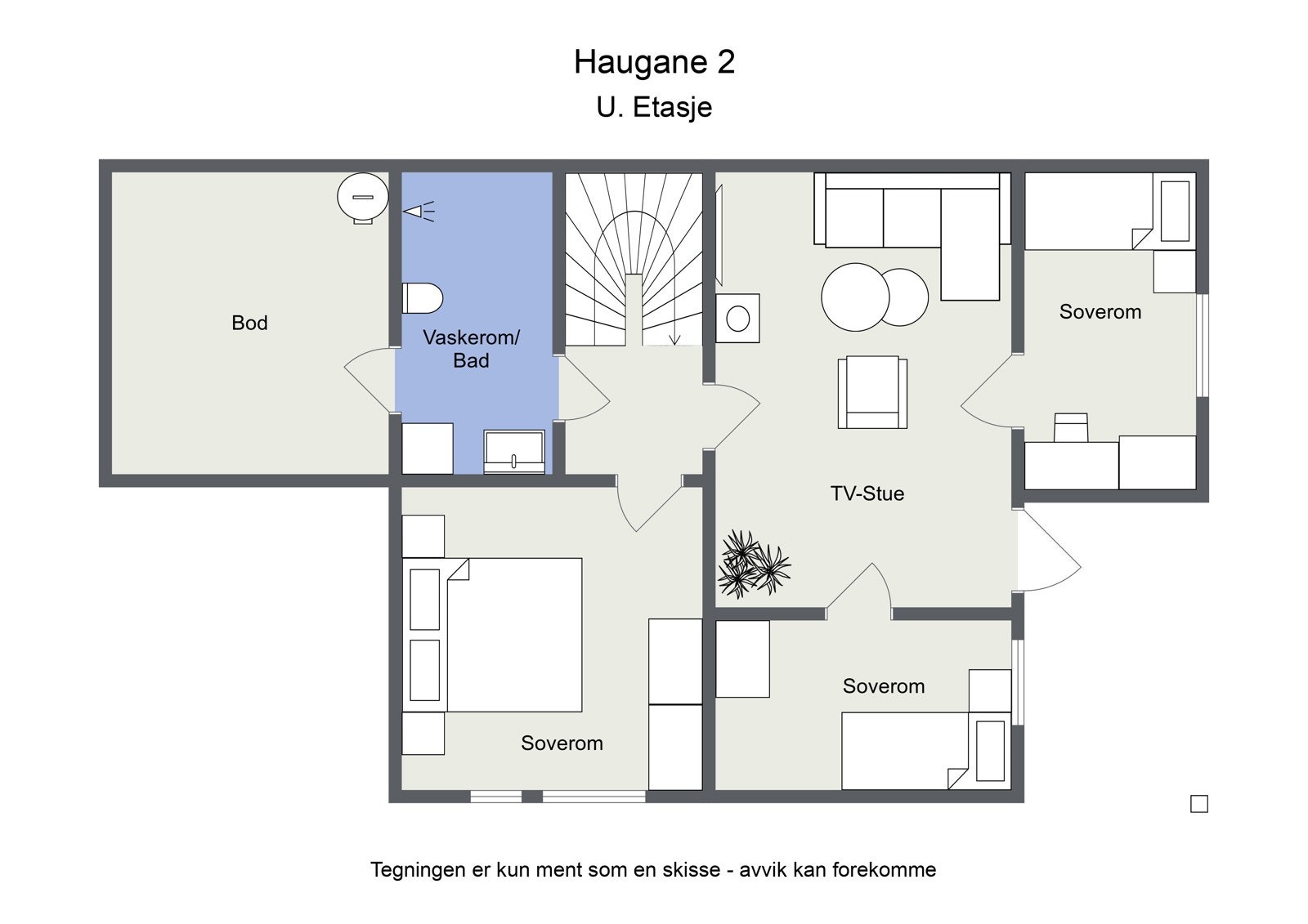 Planløsning - U. Etasje Galleribilde