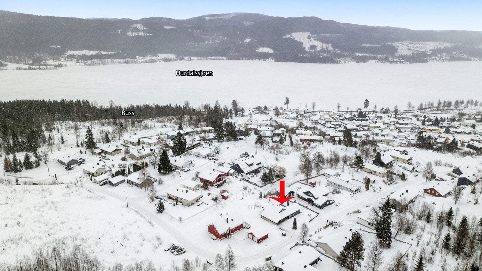 Kollektivmuligheter via buss lang Vestsidevegen. Galleribilde