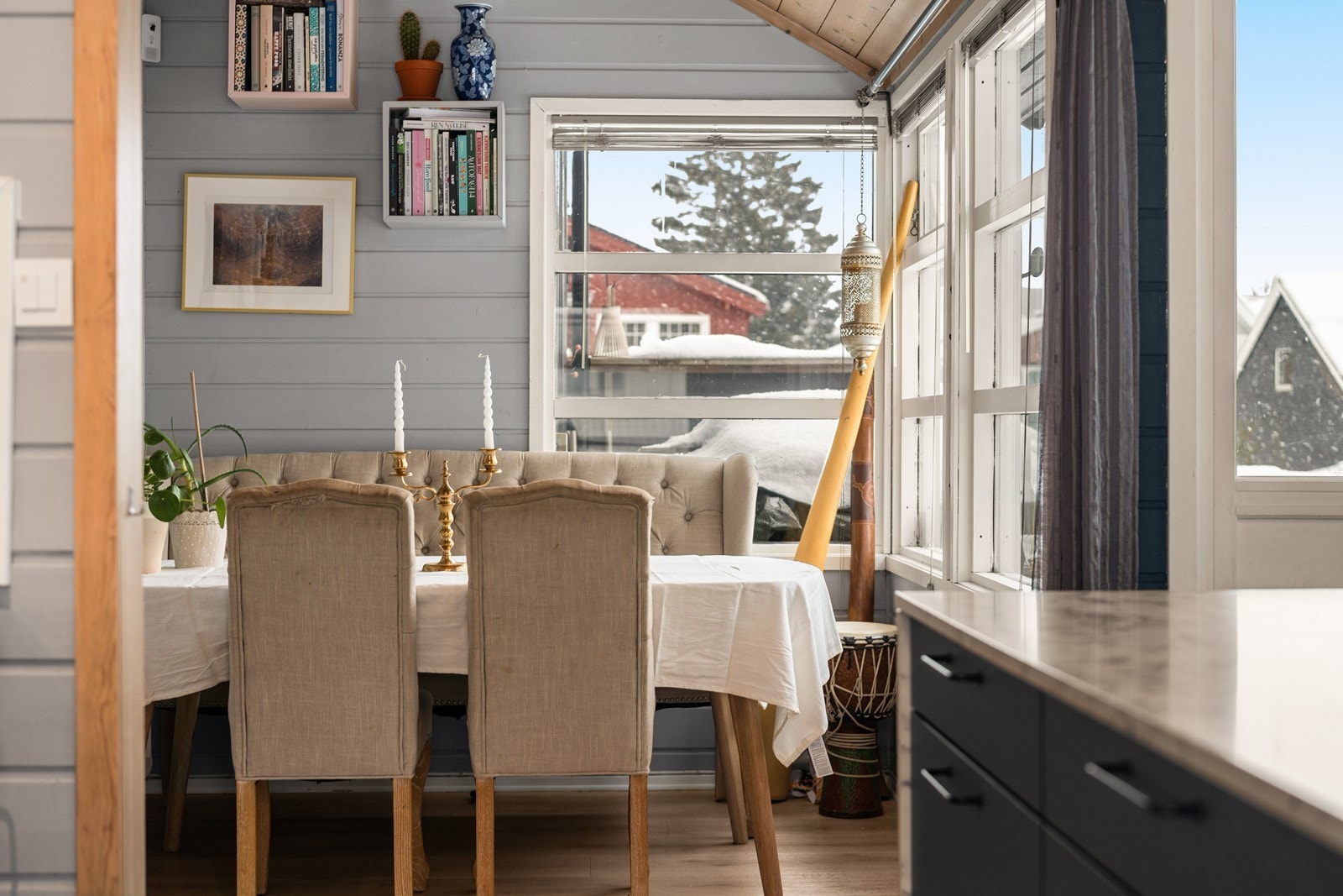 Spisestuen. Galleribilde