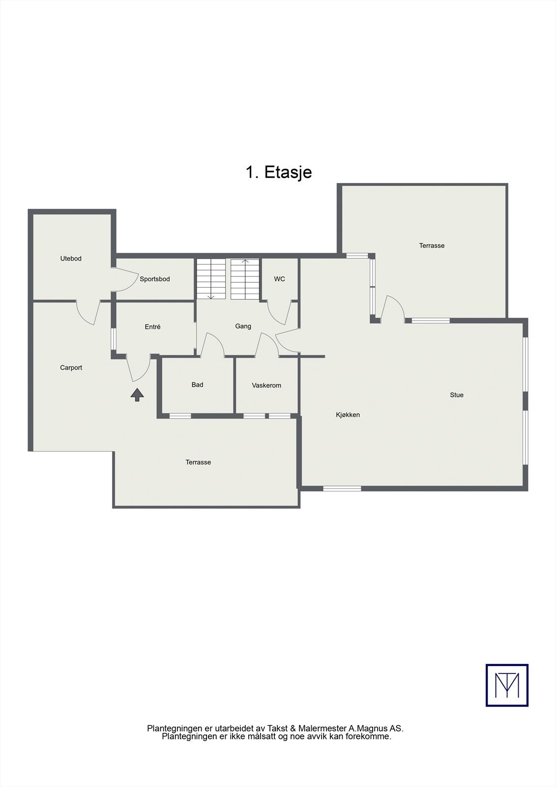 Plantegning. Galleribilde