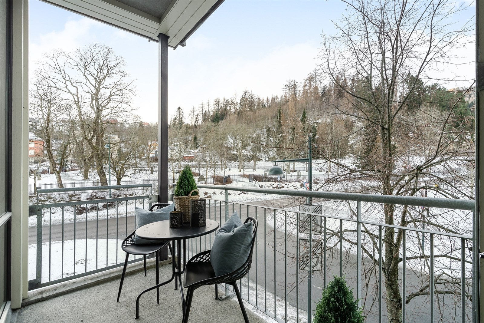 Vestvendt balkong på ca. 5 kvm. Galleribilde