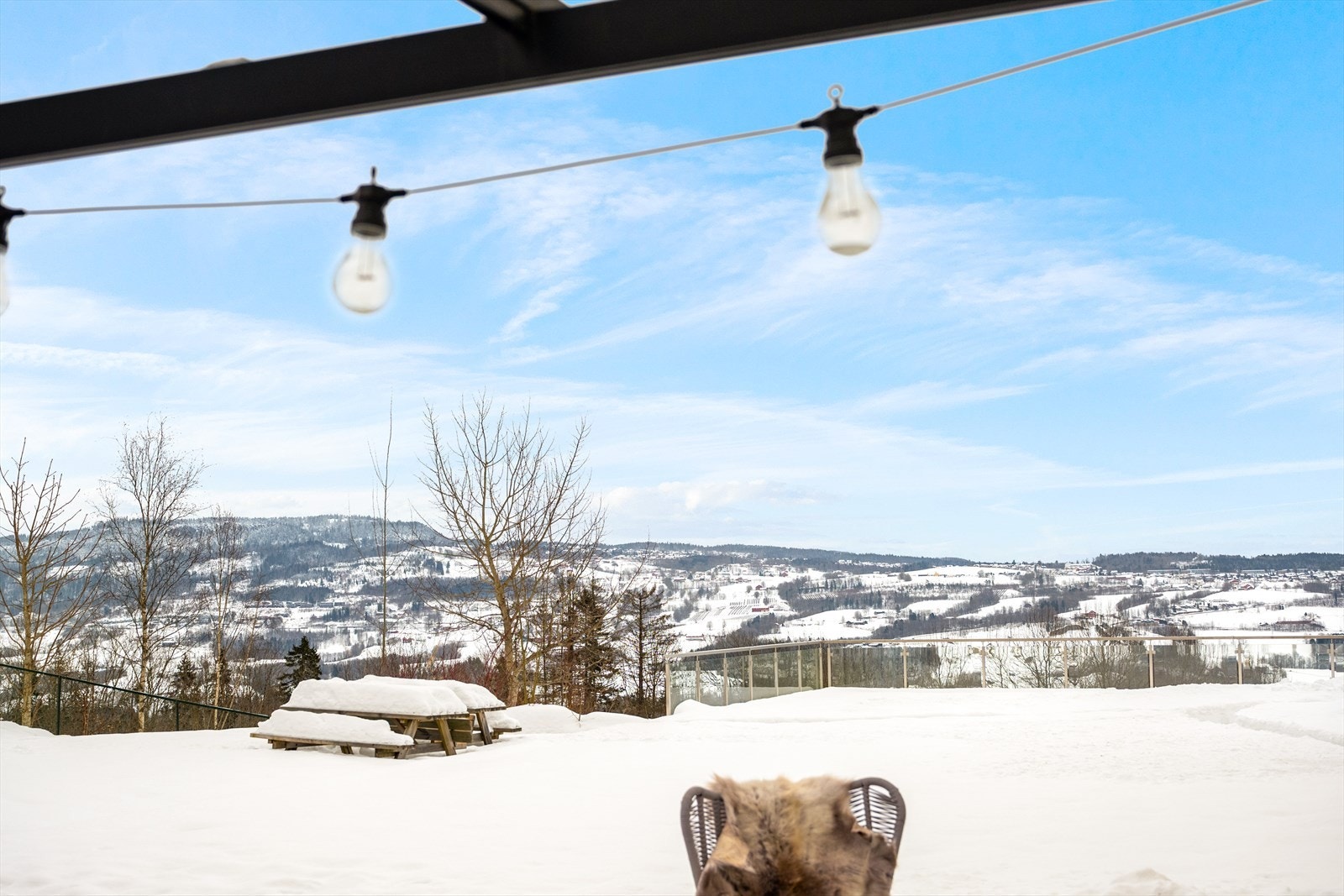 Fin utsikt over Lierdalen. Galleribilde