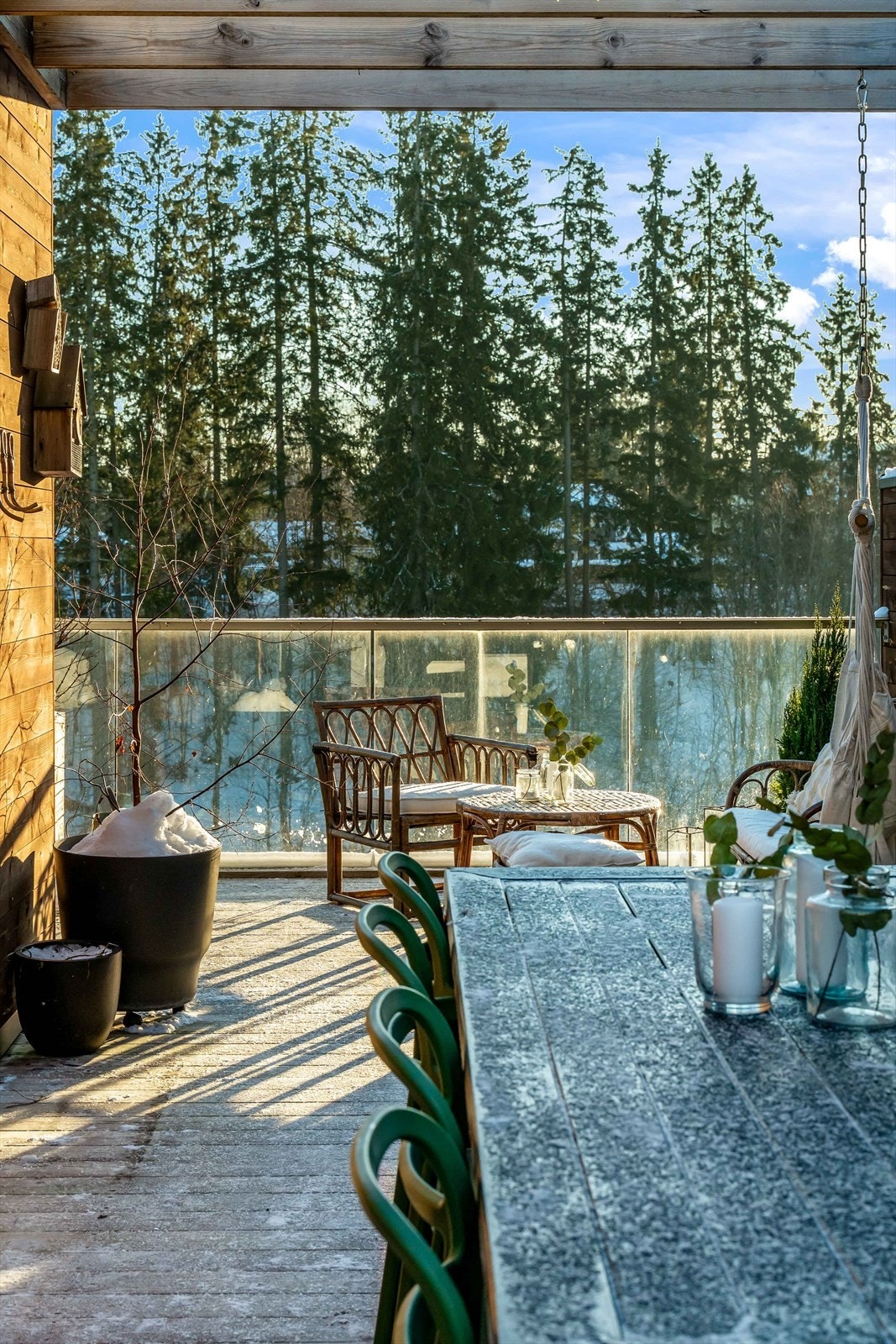 Stemningsbilde fra takterrassen Galleribilde