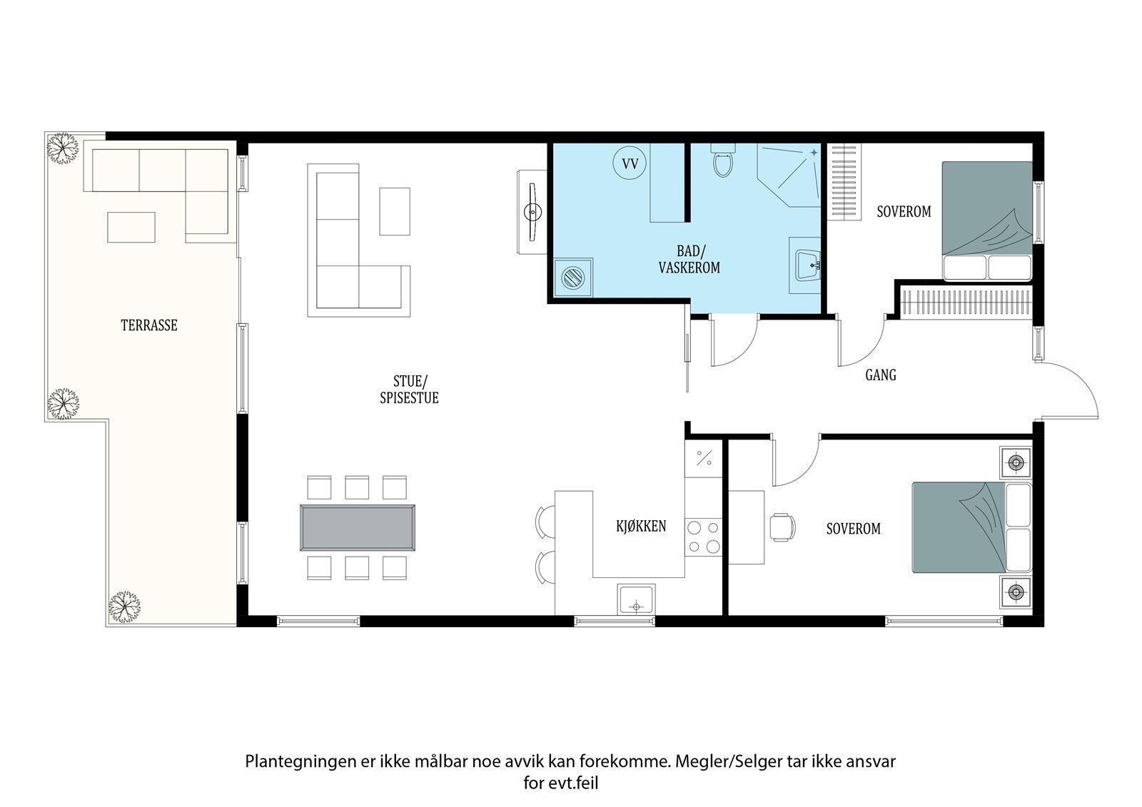 Plantegning - Ikke målbar Galleribilde