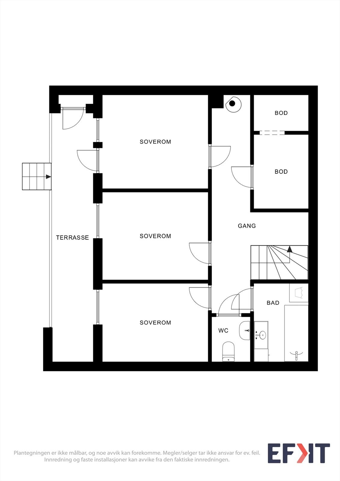 Plantegning - Underetasje Galleribilde