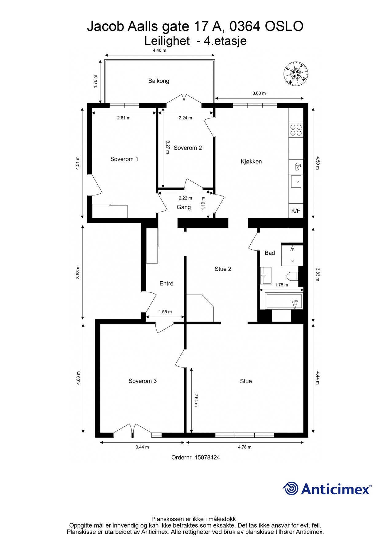 Planskisse Galleribilde