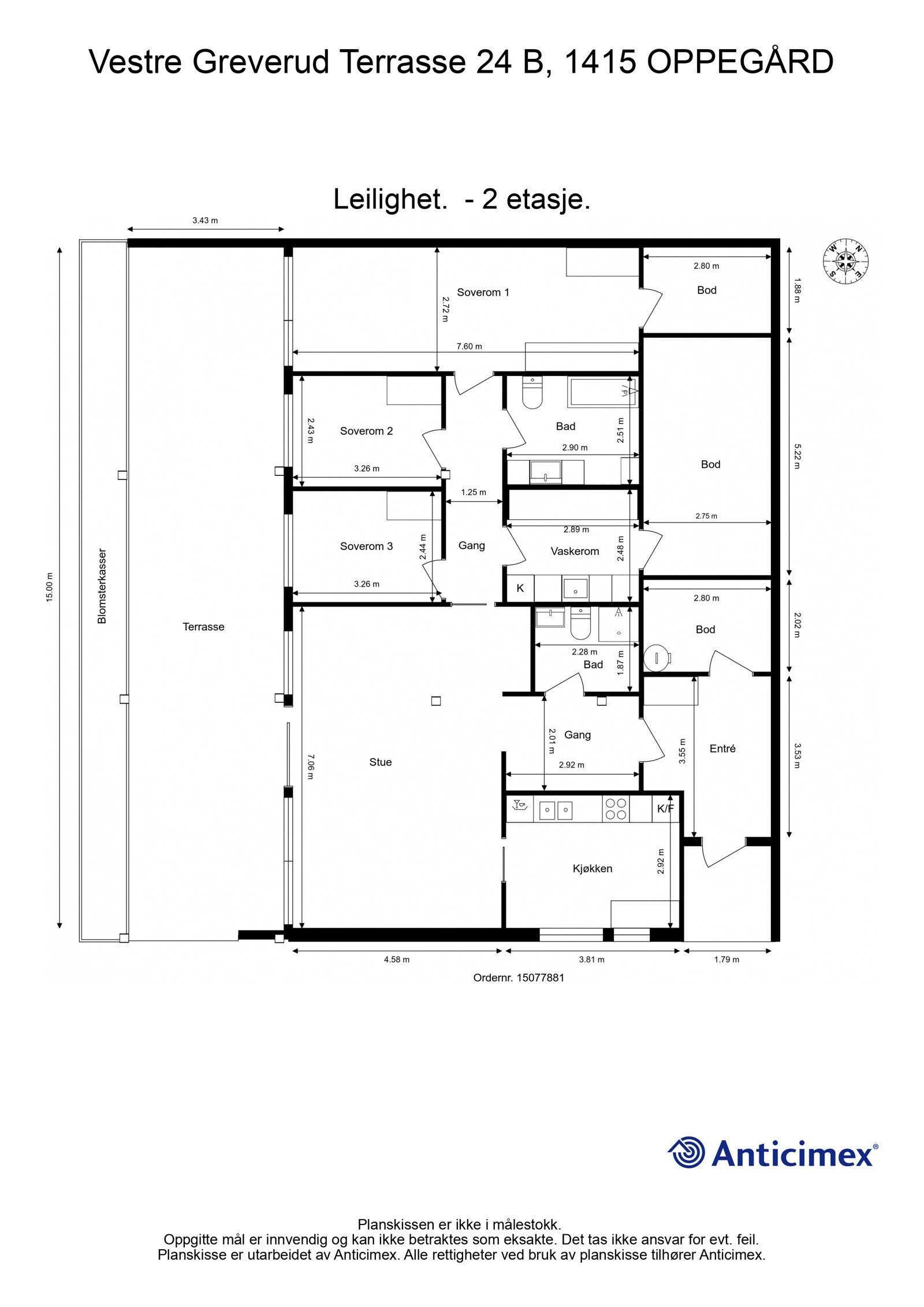 Plantegning Galleribilde