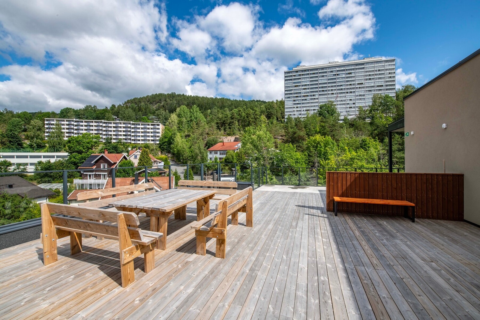 Det er også en felles takterrasse. Galleribilde