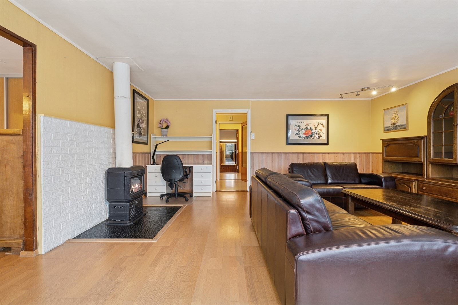 Stuen kan møbleres i flere soner. Galleribilde