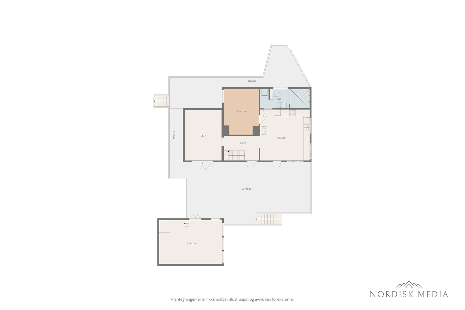 Plantegning 1.etasje Galleribilde