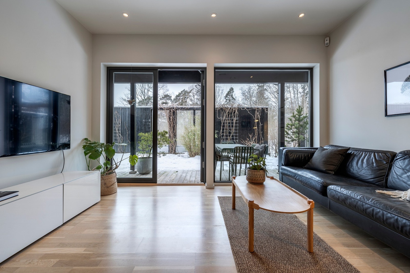 TV-stuen er utmerket for et ekstra samlingssted for familien eller som en egen sone for barna. Galleribilde