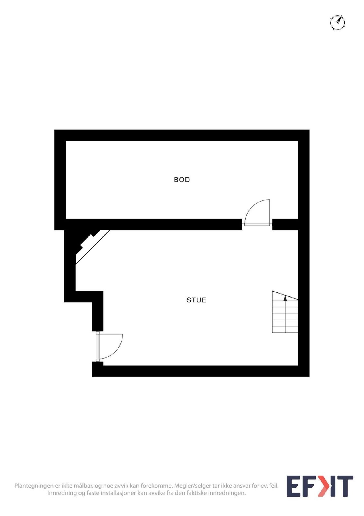 Plantegning kjelleretasje. Galleribilde