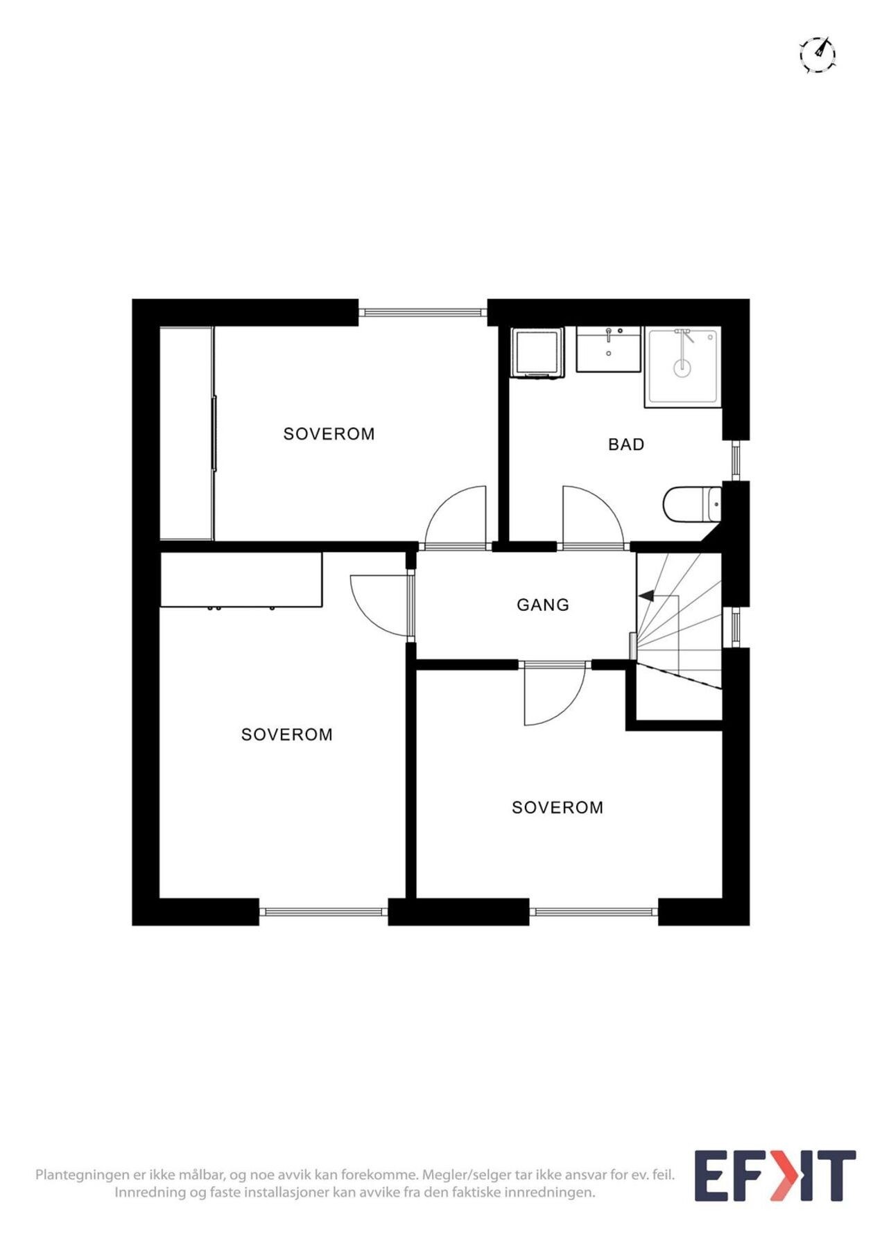 Plantegning 2. etasje Galleribilde