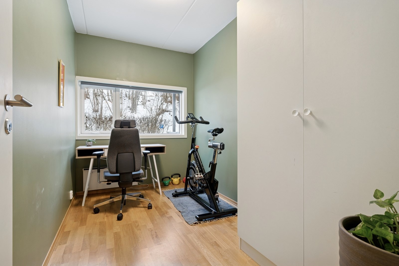 Soverom 3 brukes i dag som kontor. Galleribilde