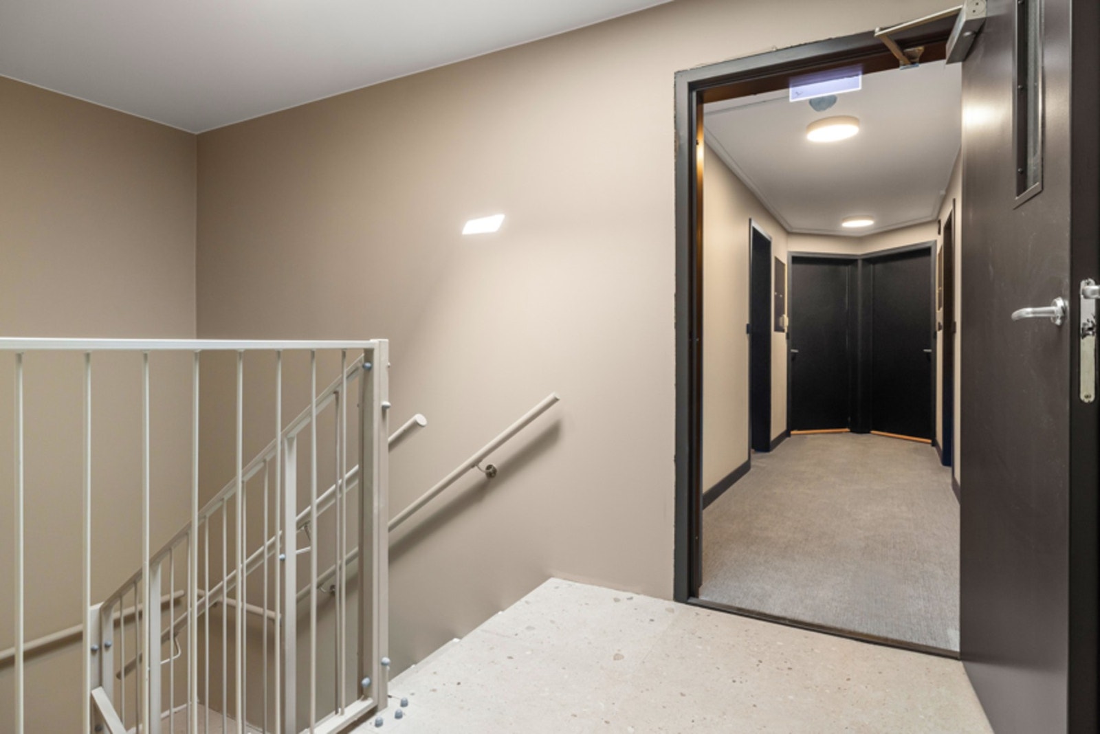 Fellesarealer og trappeløp er pusset opp i 2025. Galleribilde