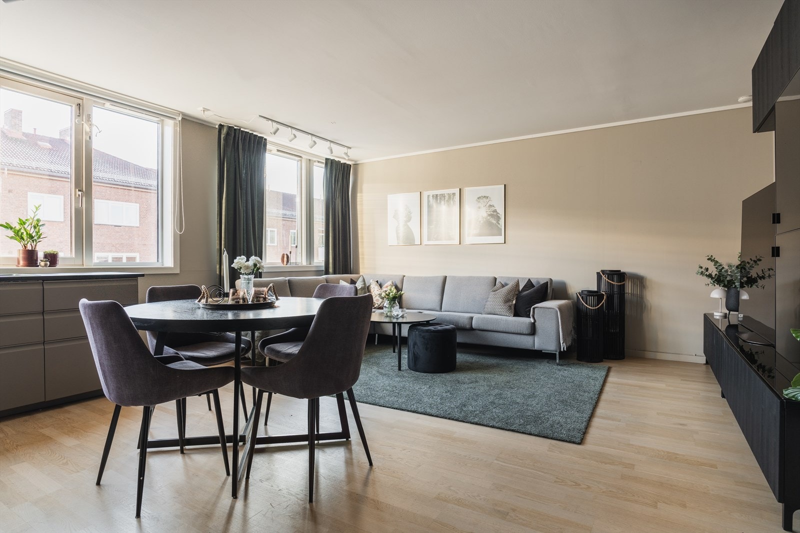 Leiligheten har en god planløsning med fine innredningsmuligheter Galleribilde