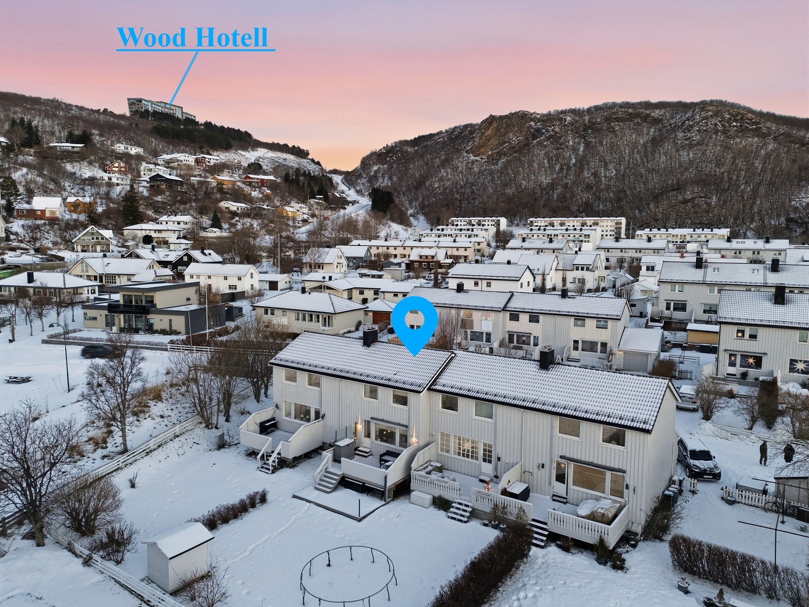 Tiltalende rekkehus på populære Vollen - Svært barnevennlig Galleribilde