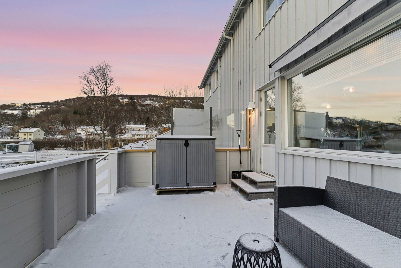 Altan med meget gode lys- og solforhold Galleribilde