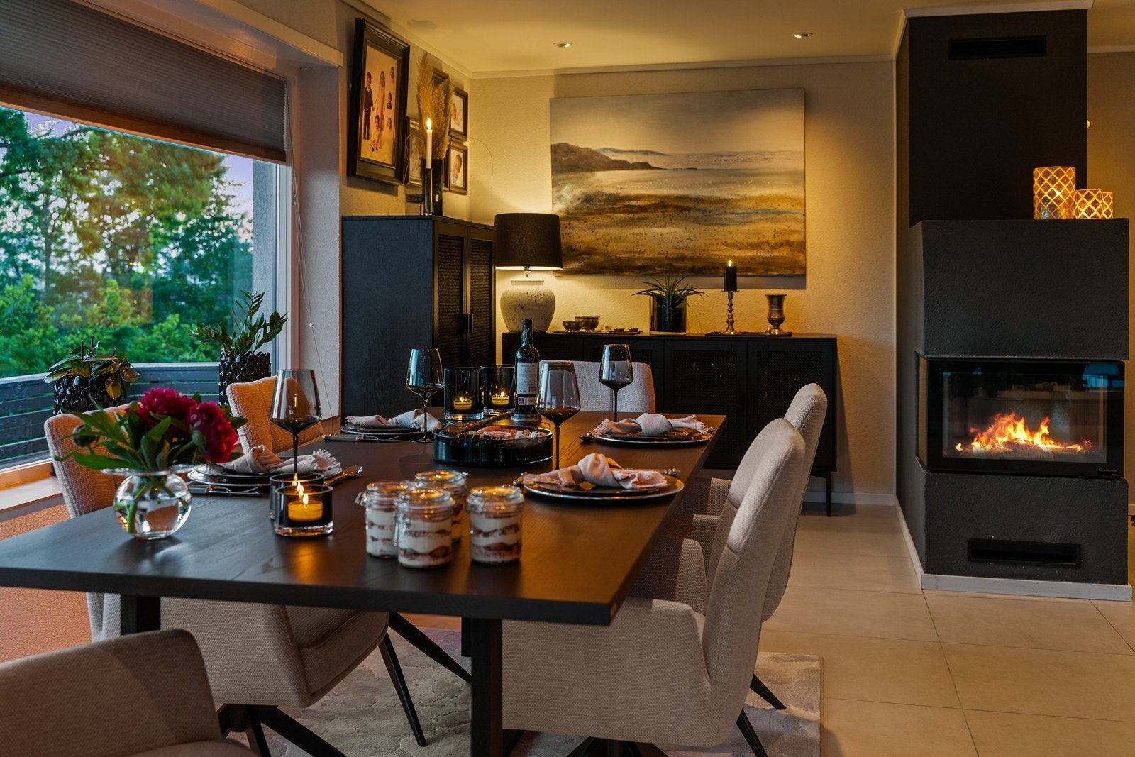 Spiseplass stue Galleribilde