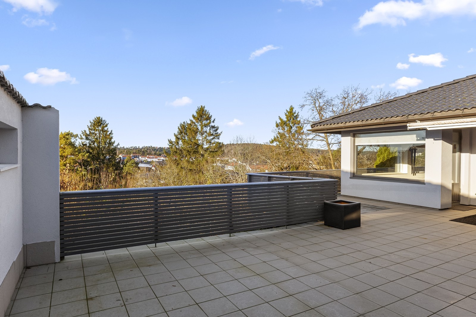 Terrasse med utsikt Galleribilde