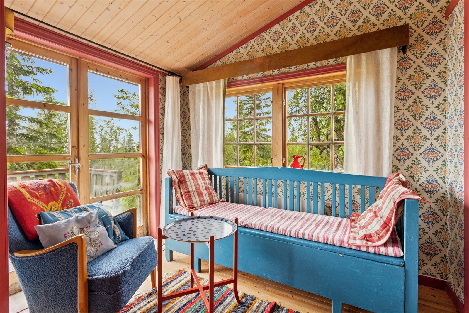 "Sommerstue" innenfor stue Galleribilde