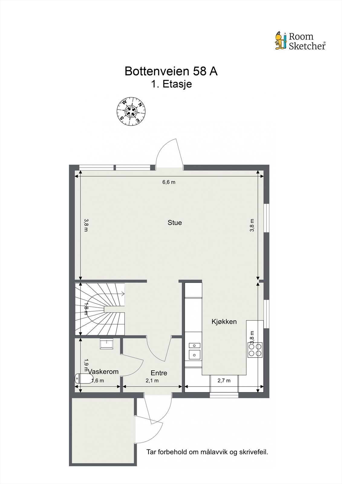 Planskisse 1. Etasje Galleribilde