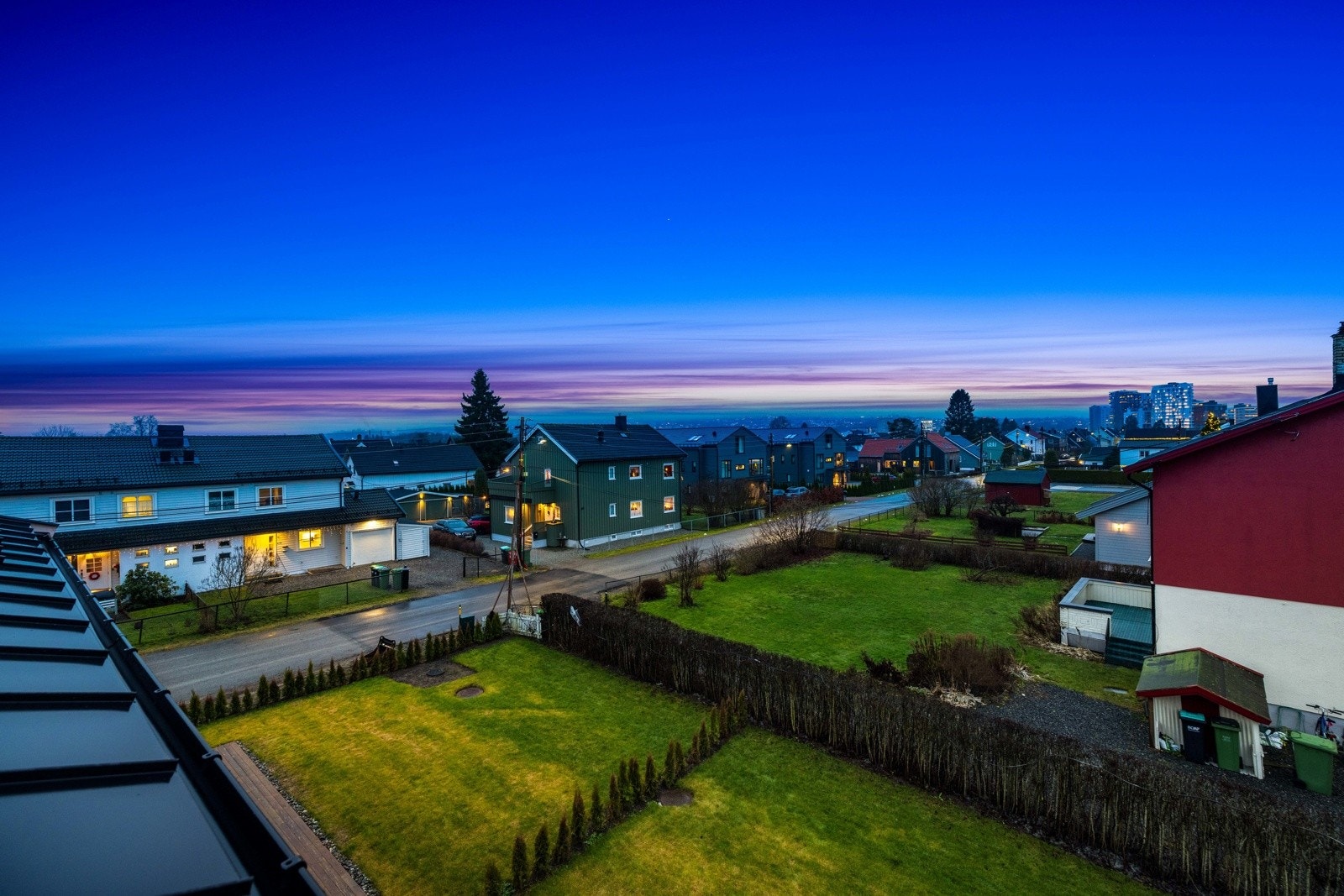 Utsikt fra takterrassen. Galleribilde