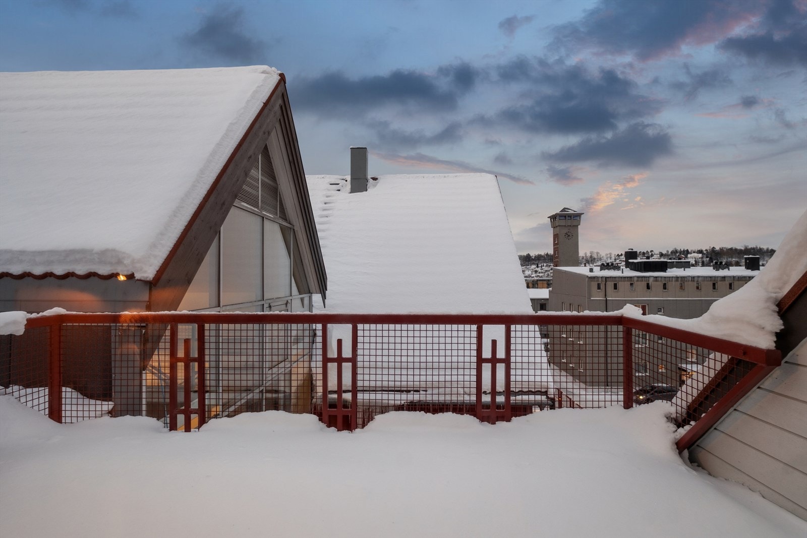 Privat takterrasse. Galleribilde