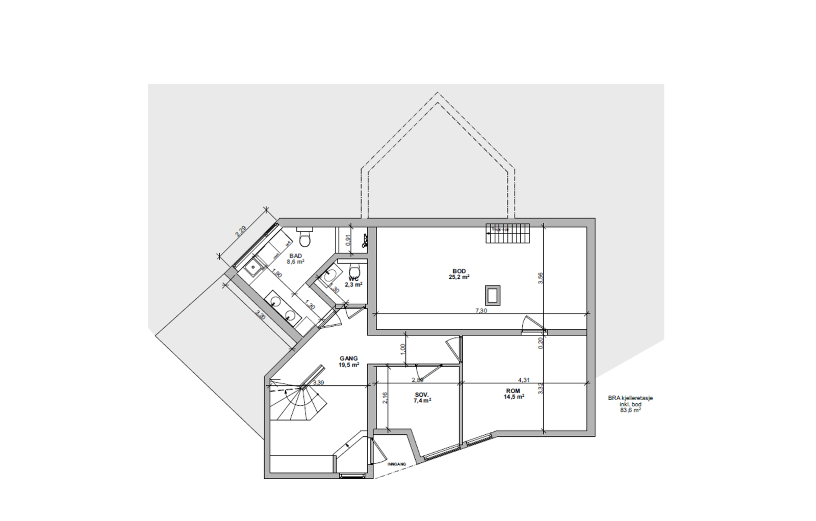 Plantegning. Galleribilde