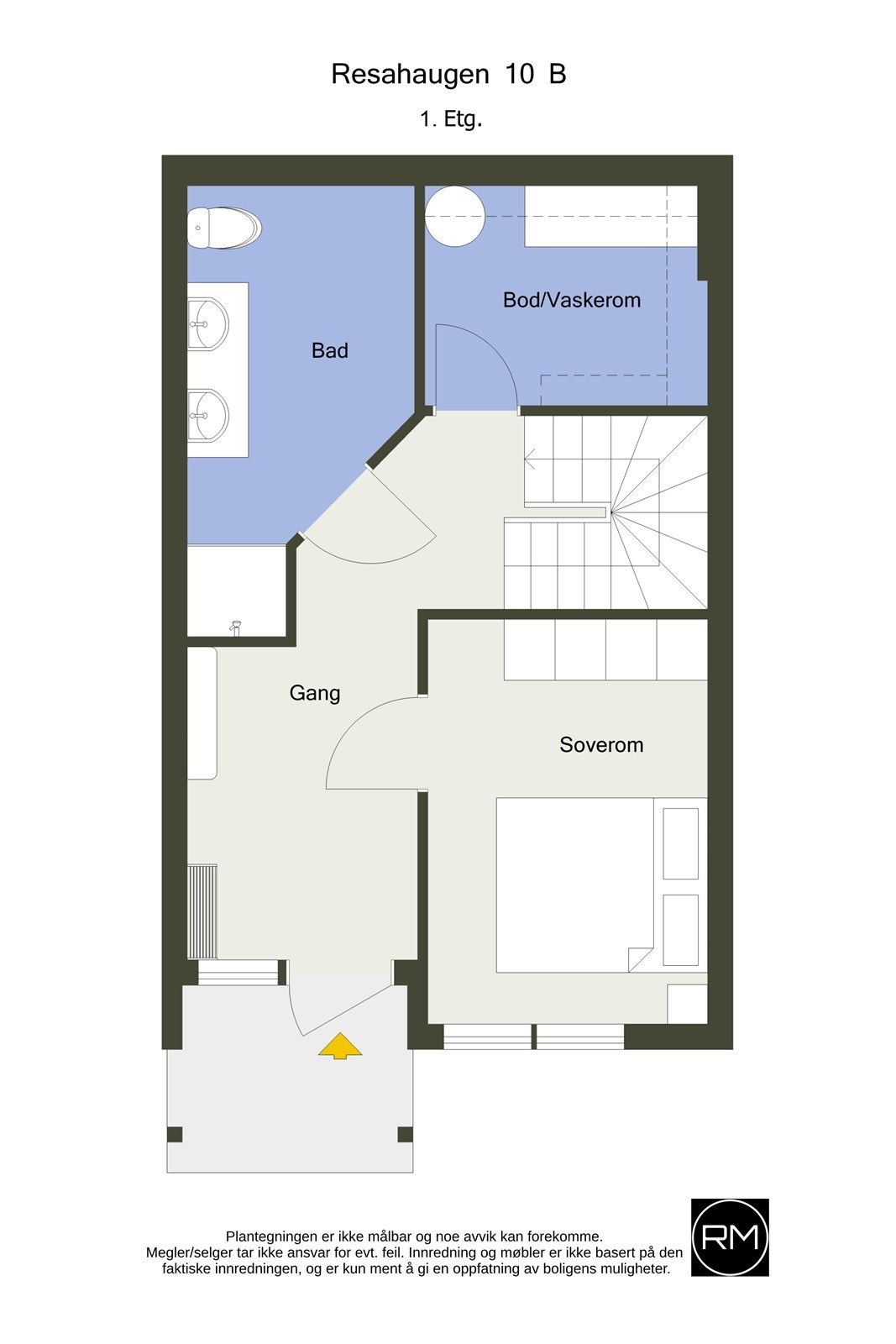 Plantegning 1. etasje Galleribilde