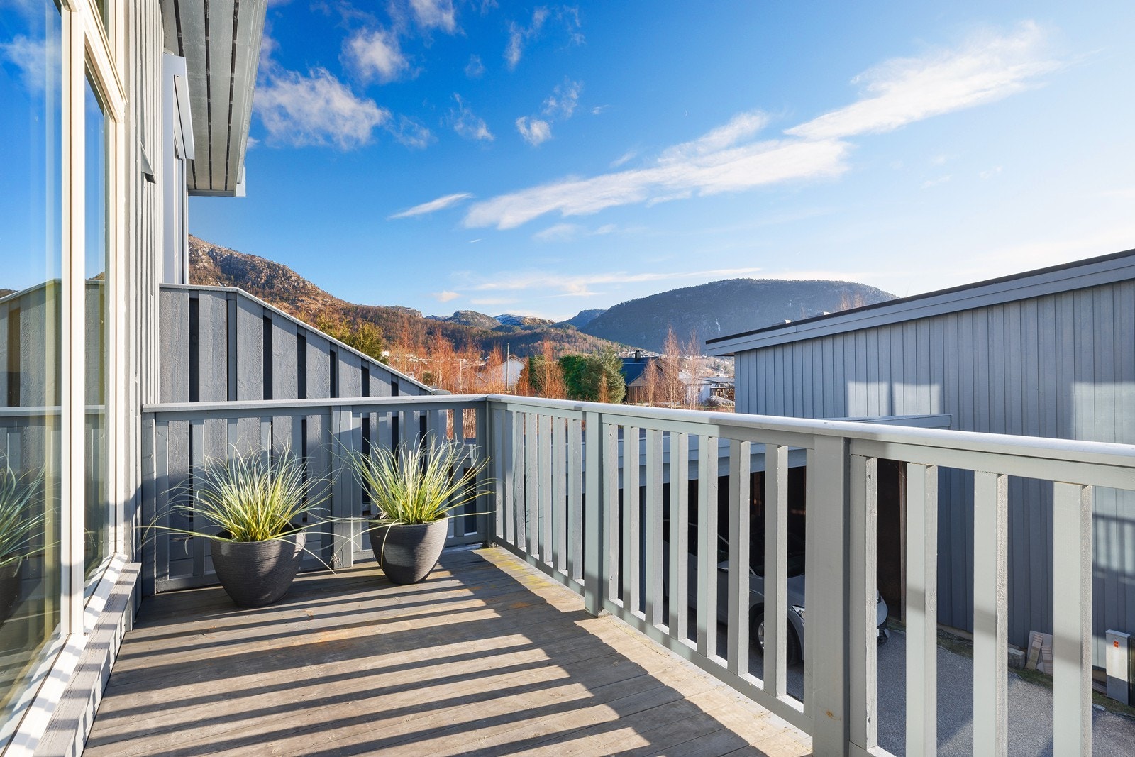 Herlig balkong med fantastisk utsikt. Galleribilde
