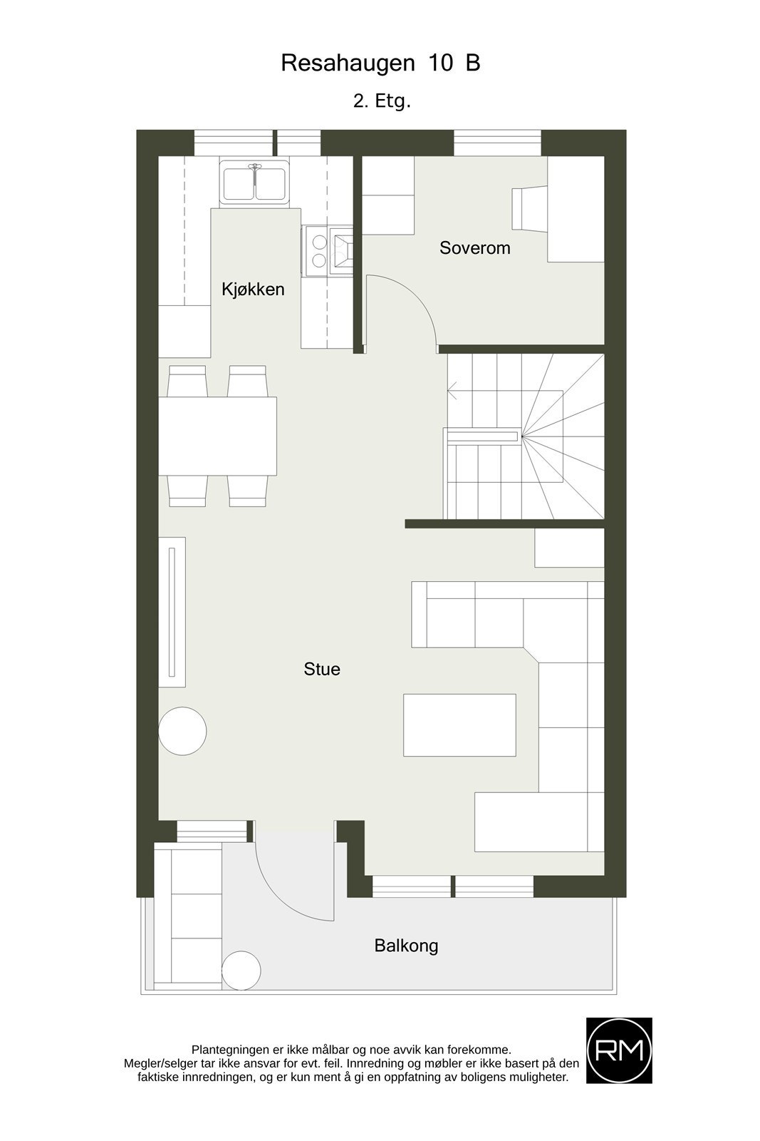 Plantegning 2. etasje Galleribilde
