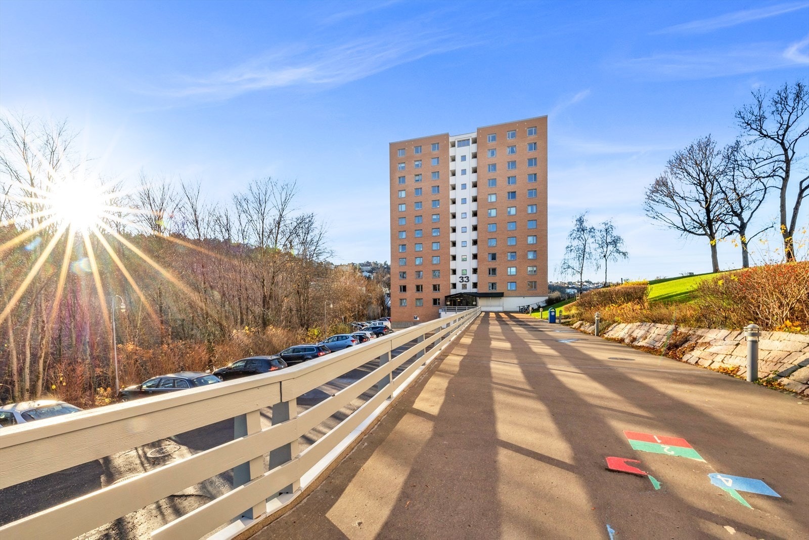 Nærområdet er grønt og likevel sentrumsnært Galleribilde