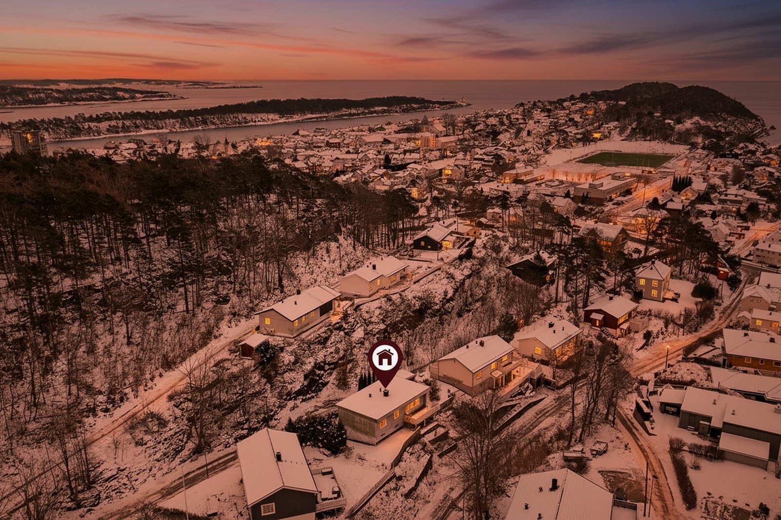 Dronefoto Galleribilde